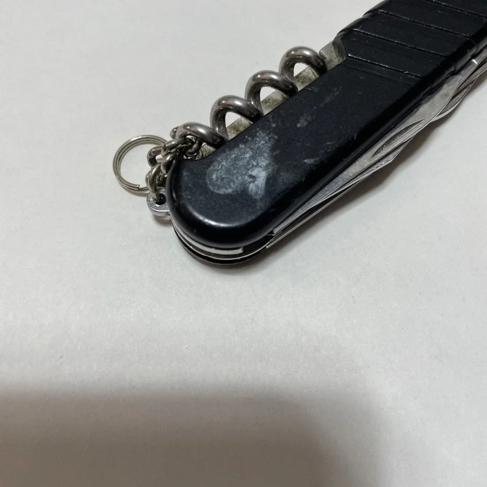 Wenger‎ SwissBuck Fishtale Knife Black Nylon Handle Buck Logo All Purpose Tool
